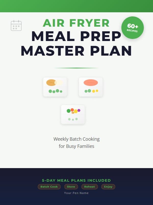 Cover of Air Fryer Meal Prep Master Plan